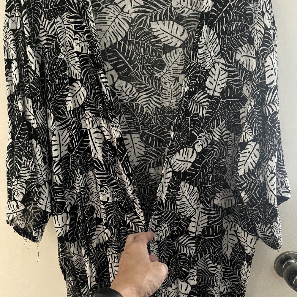 Floral cardigan size Large